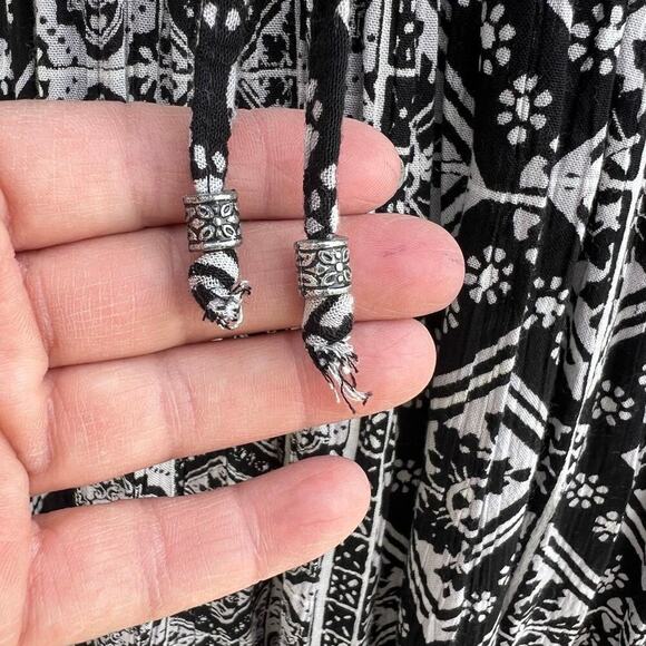 K Jordan Boho peasant style, Black & white, women's size XL - Picture 5 of 11